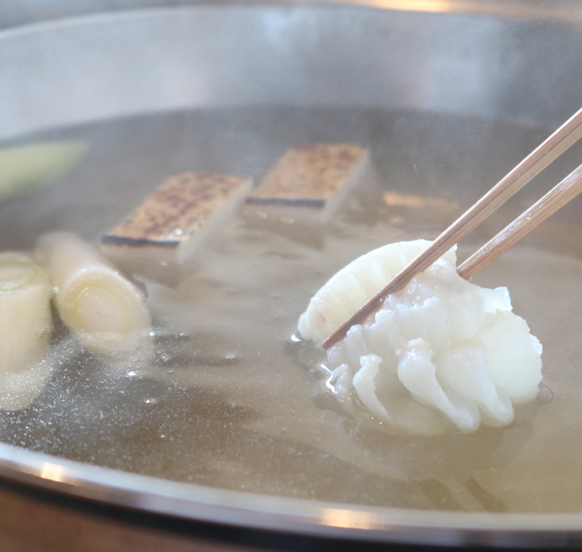 伝助穴子のちり鍋